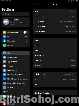 iPad 10.2 7th Generation (Wi-Fi Generation)